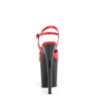 Pleaser FLAMINGO-809 Red Patent Black Sale Women