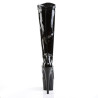 Pleaser ADORE-2000 Patent Platform Heeled Boots