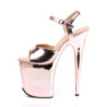 Pleaser FLAMINGO-809 Rose Gold Pole Dance High Heels Shoes