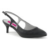 Pleaser Pink Label KITTEN-02 Black Vegan Leather Sale