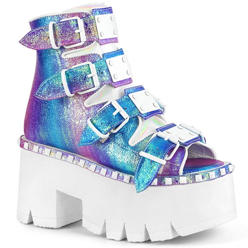 Demonia ASHES-70 Purple Vegan Platform Women Boots Demonia ASHES-70 Purple Vegan Platform Women Boots
