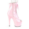 Pleaser ADORE-1021 Rose Patent High Heeled Ankle Boots