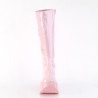 Demonia DYNAMITE-218 Rose Glitter Platform Wedge Boots