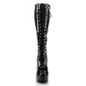Pleaser ELECTRA-2023 Patent Chunky 70s Abba Boots