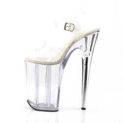 Pleaser INFINITY-908 Clear Extreme Platform High Heels
