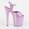 Pleaser FLAMINGO-809GP Lila Glitter Pole Dance Shoes