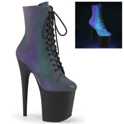 Pleaser FLAMINGO-1020REFL Green Reflective Black Sale