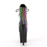 Pleaser FLAMINGO-1020RS Rainbow Strass Black Sale Women