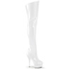 Pleaser KISS-3010 White Patent Sale Women