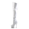 Pleaser KISS-3010 White Patent Sale Women