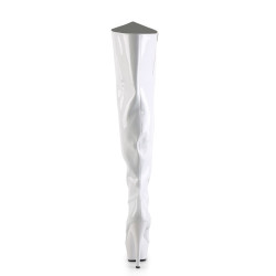 Pleaser KISS-3010 White Patent Sale Women