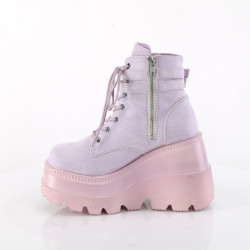 Demonia SHAKER-52 Lavender Vegan Suede Sale Women