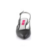 Pleaser Pink Label KITTEN-02 Black Vegan Leather Sale