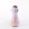 Demonia SHAKER-52 Lavender Vegan Suede Sale Women