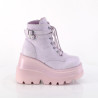 Demonia SHAKER-52 Lavender Vegan Suede Sale Women