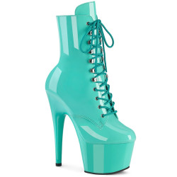 Pleaser ADORE-1020 Baby Blue Patent Women Ankle Boots