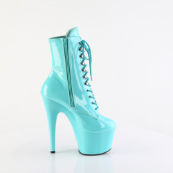 Pleaser ADORE-1020 Baby Blue Patent Women Ankle Boots