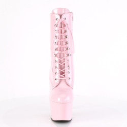 Pleaser ADORE-1020 Rose Patent High Heeled Ankle Boots