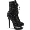 Pleaser BLONDIE-R-1020 Black Sequins Sale Women