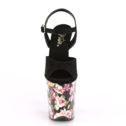 Pleaser FLAMINGO-809WR Black Exotic Pole Dance High Heels