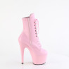 Pleaser ADORE-1020 Rose Vegan Leather Ankle Boots