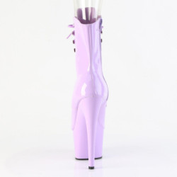 Pleaser ADORE-1021 Lavender Patent Women Ankle Boots