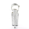 Pleaser FLAMINGO-810LG Silver Exotic Pole Dance High Heels