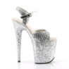 Pleaser FLAMINGO-810LG Silver Exotic Pole Dance High Heels