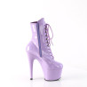 Pleaser ADORE-1020 Lavender Patent Women Ankle Boots