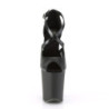 Pleaser FLAMINGO-821 Black Vegan Leather Sale Women