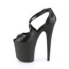 Pleaser FLAMINGO-821 Black Vegan Leather Sale Women