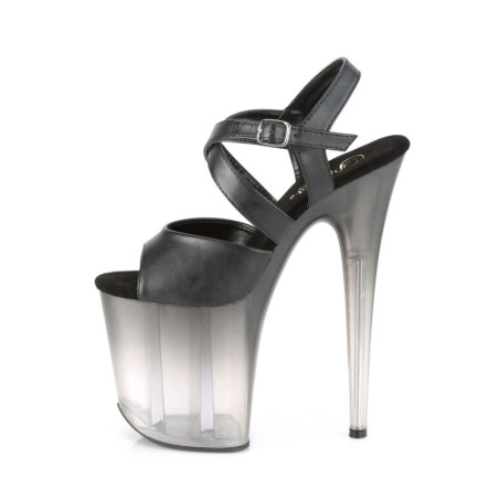 Pleaser ADORE-1020 Purple Patent Ankle High Boots Women