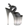 Pleaser FLAMINGO-822T Black Exotic Pole Dance High Heels