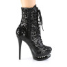 Pleaser BLONDIE-R-1020 Black Sequins Sale Women