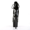 Pleaser ADORE-1021 Black Patent High Heeled Ankle Boots