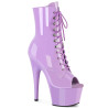 Pleaser ADORE-1021 Lavender Patent Women Ankle Boots