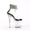Pleaser FLAMINGO-824RS Transparent Black Sale Women
