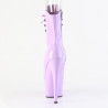 Pleaser ADORE-1021 Lavender Patent Women Ankle Boots