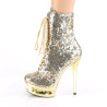 Pleaser BLONDIE-R-1020 Gold Sequins Chrome Sale Women