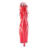 Pleaser ADORE-1021 Red Patent High Heeled Ankle Boots
