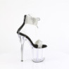 Pleaser FLAMINGO-827RS Transparent Black Sale Women