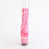 Pleaser ADORE-1021C-T Rose Translucent Pink Tinted Boots
