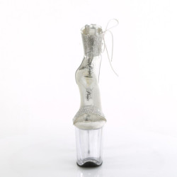 Pleaser FLAMINGO-827RS Transparent Silver Sale Women