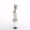 Pleaser FLAMINGO-827RS Transparent Silver Sale Women