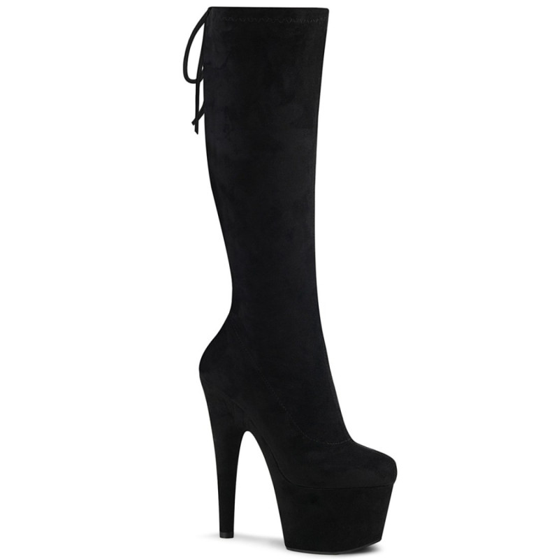 Pleaser ADORE-2008 Suede Platform Heeled Boots Pleaser ADORE-2008 Suede Platform Heeled Boots