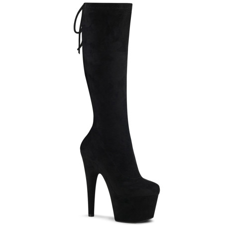 Pleaser ADORE-2008 Suede Platform Heeled Boots