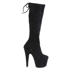 Pleaser ADORE-2008 Suede Platform Heeled Boots
