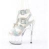 Pleaser ADORE-756RS Strass T-Strap High Heeled Sandals