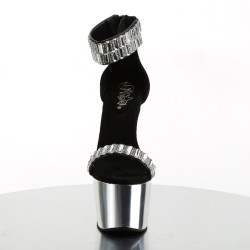 Pleaser ADORE-769RS Chrome Platform Ankle Cuff Heels