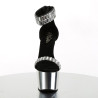 Pleaser ADORE-769RS Chrome Platform Ankle Cuff Heels